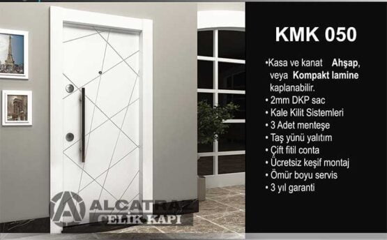 ABK-050 Kompozit Kaplama Apartman Bina Giriş Kapısı