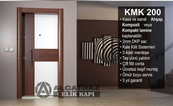 ABK-095 Kompozit Kaplama Apartman Bina Giriş Kapısı